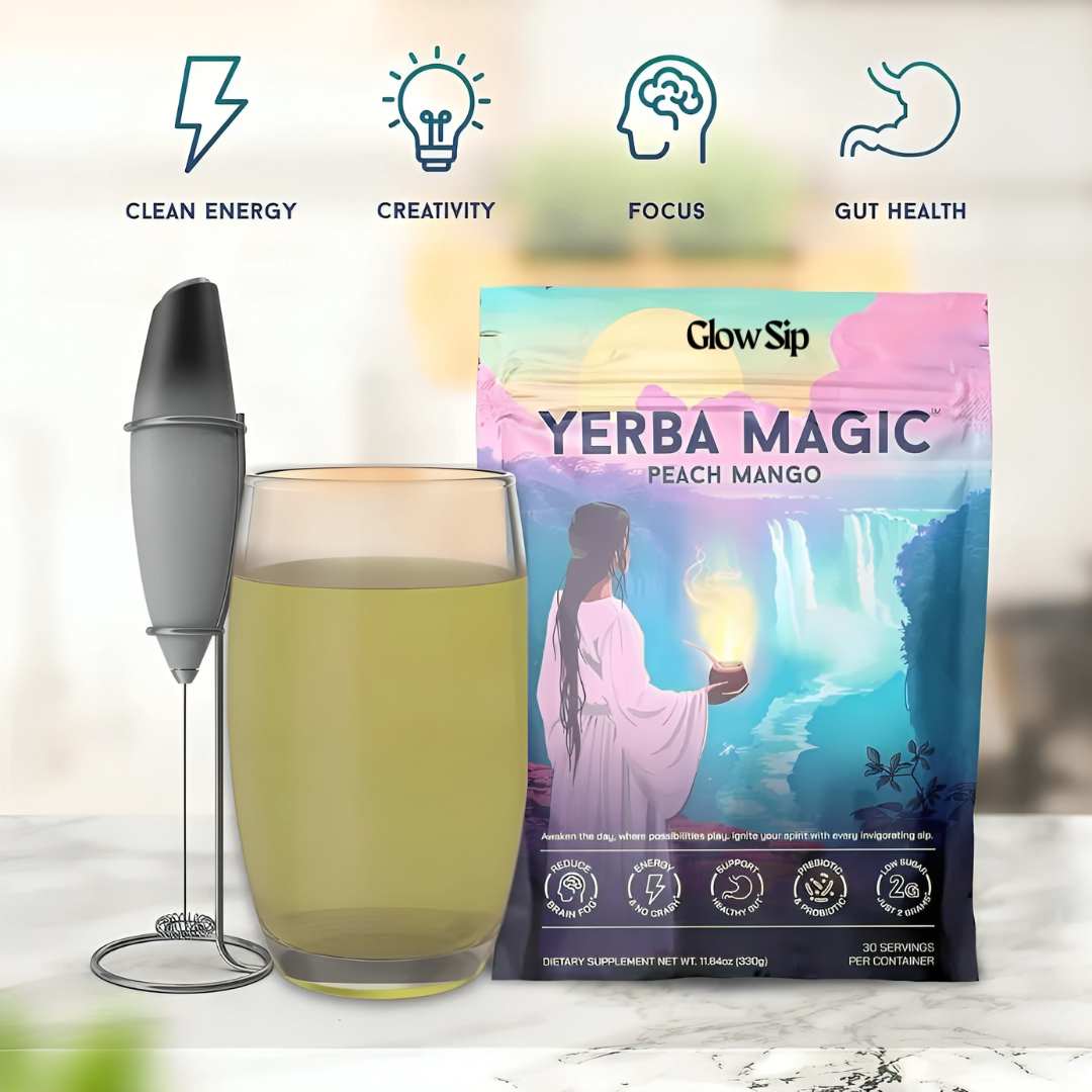 GlowSip® Yerba Mate Super Tea Powder